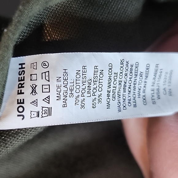 JOE FRESH LIGHTWEIGHT JACKET - Picture 7 of 9